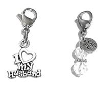 Dije de clip, construye tu propia pulsera, bolso, bolso, mensaje, inspirador, llavero, tirador de cremallera, joyería, Metal