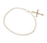 Dije de crucifijo punk rock cadena de cintura para jeans colgante cruzado de gran tamaño, joyería gótica, accesorios para el cuerpo para uso diario, colgante gótico de calle, talla única, como se