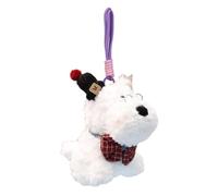 Dije de de peluche, decoración de de cachorro, llavero de animales rellenos para accesorios creativos de de larga duración, suministros profesionales para niños, kit de viaje diario