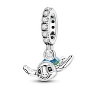 Dije de tortuga Xiakelai, abalorio de cuentas de plata esterlina 925 auténtica, compatible con con pulsera Pandora