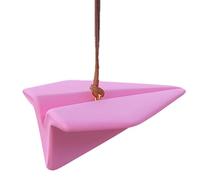 Dije para retrovisor de coche de avión de papel,Dije para retrovisor de coche de avión de papel | Ambientadores divertidos novedosos de avión de papel - Decoración interior de retrovisor, accesorios d