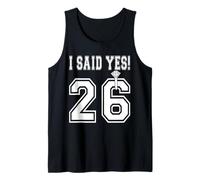 ¡Dije Que sí! 2026 Future Bride To Be Engagement Bachelorette Camiseta sin Mangas