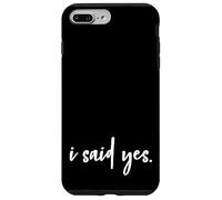 Dije que sí Novia A Prometida Prometido Compromiso Matrimonio Carcasa para iPhone 7 Plus/8 Plus
