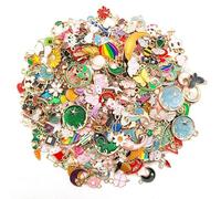 Dijes de pulsera, varios dijes para hacer joyas, bonitos colgantes de aleación de dibujos animados, hechos a mano, pulseras, collares, aretes, suministros de manualidades, accesorios de joyería, 30PCS