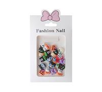 Dijes de uñas 3D para Halloween, calavera, calabaza, esqueleto, decoración artística, joyería de resina para joyas de resina