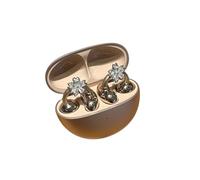 Dijes decorativos de diamantes de imitación compatibles con Oppo Enco Clip2, accesorios de auriculares de cristal brillante para uso diario (flor de cerezo)
