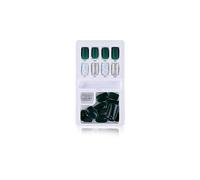 dijiusidy 1 Juego de pegamento para uñas, limas de punta de longitud media, estilo cuadrado, calcomanías artísticas, herramienta de belleza Artificial, Kit de manicura DIY , Tipo18 , F635