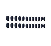 dijiusidy 1 Juego de Prensa en las uñas Color sólido medio Largo Artificial Mate Uñas Puntas Calcomanías Cubierta completa Kit de manicura de salón , tipo 5