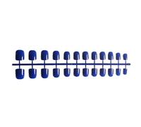 dijiusidy 24 Piezas de uñas postizas de ataúd sólidas DIY exquisitas uñas acrílicas de Personalidad de Color Elegante único francés para Salones de manicura, Treinta y Seis