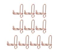 dijiusidy Anillos de uñas de moda, diario, tamaño ajustable, conjunto único, regalo para amantes del arte de las uñas, imprescindible para cualquier persona, oro rosa