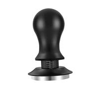 dijiusidy Apisonador de café Barista con resorte, herramienta ergonómica de acero inoxidable para un prensado preciso del café molido y ahorro mano obra. La escala del