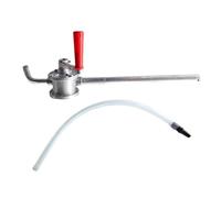 dijiusidy Bomba manual rotativa de tambor, bomba de transferencia aceite aluminio con rendimiento sellado eficaz para bombeo fluidos en situaciones automotrices, herramienta para cambio aceite y