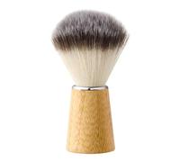dijiusidy Brocha de afeitar duradera para hombre, de pelo sintético, ligera, portátil, ideal regalo para tu novio, con mango bambú y cerdas sintéticas.