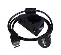 dijiusidy Cable Adaptador USB Macho-Hembra para Montaje en Tablero de Instrumentos, extensión USB 0 de Velocidad para Carga estéreo automóvil y Transferencia Datos, Cable Macho a Hembra para