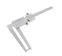 dijiusidy Calibrador de disco de freno Vernier, herramienta medición, deslizador movimiento suave para medición espesor disco freno, conjunto mordaza flotante, acero inoxidable duradero,