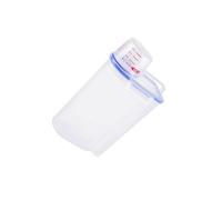 dijiusidy Contenedor transparente para lavandería, decoración para detergente en polvo, contenedor para polvo con bisel especial que garantiza que no haya fugas.