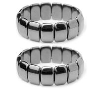 dijiusidy de hematita para hombre. Elegante y resistente a la deformación. Ideal para aventuras en parques de atracciones y gran durabilidad. Unisex. ónix negro resistente a los