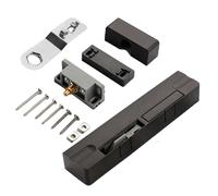 dijiusidy El amortiguador de puerta cierrapuertas ofrece un mecanismo de cierre silencioso que protege eficazmente las cerraduras y evita que las manos se pellizquen. Amortiguador, Marrón, Bien