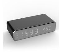 dijiusidy El Reloj Despertador eficiente con cámara Proporciona un Aspecto | con reloj digital inteligente de tecnología y cámara Wifi de doble banda
