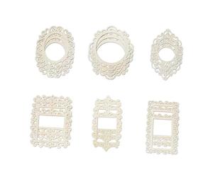 dijiusidy Elegante marco de fotos decorativo de estilo vintage, para diario bodas, organizador accesorios, soporte Para madera, marco fotos decorativo estilo vintage,