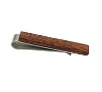 dijiusidy Elegante pinza de corbata de Para madera para decorar tu armario. Ideal para conversaciones en reuniones, citas o encuentros. Pinza corbata fina, accesorio joyería.