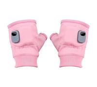 dijiusidy Guantes calefactables para Exteriores con batería de Larga duración. Guantes calentados Recargables de Las Actividades del Invierno calefacción de 360 Grados, Rosa