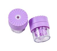 dijiusidy Herramienta de Limpieza de Lentes de contactos de plástico Manual Profesional portátil Reemplazo Contenedor de Almacenamiento Caja Accesorios, Violeta