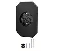 dijiusidy Kit de montaje para exteriores Instalación de bloque luz resistente 8141DBL Kit placa montaje para exteriores para bloque revestimiento texturizado, negro