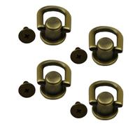 dijiusidy Kits de anclaje lateral de metal para bolsos, ideales para manualidades, que permiten transformar fácilmente bolsos mano en hombro funcionales. Abrazaderas para colgar con fuelle