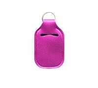 dijiusidy Llavero Material de Primera Calidad Tapas abatibles con Estilo Reutilizable Útil Portabotellas Práctico para Llevar Pragmático Porta desinfectante, Violeta, XY