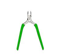 dijiusidy Manicura Uña de los pies Cutícula Nipper Tijeras Removedor de Piel Muerta Clippers Herramienta Mango de Silicona Antideslizante Olecranon, Verde