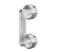 dijiusidy Pasamanos de copa fuerte, puerta de seguridad, agarre de puerta reutilizable, ventosa para baño, barra de agarre, pasamanos de seguridad antideslizante, Color transparente