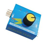 dijiusidy Probador de engranaje de dirección servo ESC 3 modos, Para sistema control y evaluación precisión para el rendimiento del motor, comprobador componentes electrónicos, motor