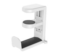 dijiusidy Soporte para Auriculares con Gancho para Juegos de PC, Soporte para Colgar, Abrazadera de Brazo Ajustable, Almacenamiento organizado Debajo del Escritorio para un Espacio Trabajo ordenado,