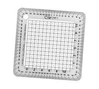 dijiusidy Transportador de precisión, regla de coordenadas profesional, medición distancias geográficas, fabricado en acrílico, ideal para arquitectos, ingenieros y transportadores.