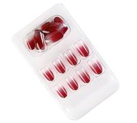 dijiusidy Uñas postizas Extraíbles Usable De moda Combinación perfecta Varias formas Uña postiza Transpirable Tipo de prensa Paster , treinta y tres , F741