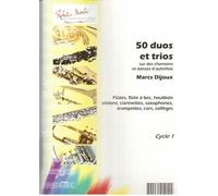 DIJOUX M. - Duos et Trios (50) sur des Chansons et Danses d´Autrefois para 2 o 3 Oboes (Saxofon Alto)