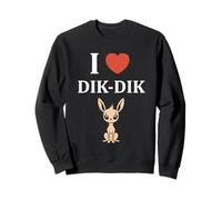 Dik-Diks Animales Divertido Minimalista i Love Dik-Dik Sudadera