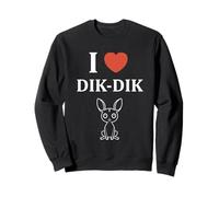 Dik-Diks Animales Divertido Minimalista i Love Dik-Dik Sudadera