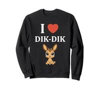 Dik-Diks Animales Divertido Minimalista i Love Dik-Dik Sudadera