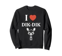 Dik-Diks Animales Divertido Minimalista i Love Dik-Dik Sudadera