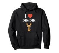 Dik-Diks Animales Divertido Minimalista i Love Dik-Dik Sudadera con Capucha