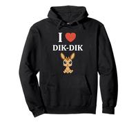 Dik-Diks Animales Divertido Minimalista i Love Dik-Dik Sudadera con Capucha