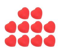 DIKACA 10 Piezas Broches Corazón Rojo para Mujer Diseño Metálico Corazón Pins para San Valentín Decoración Romántica para Fiestas y Bodas Accesorio Moda Lapel