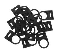 DIKACA 100 Piezas de Placa de Identificación para Interruptor Pulsador, Letrero Plástico Resistente para Caja de Distribución, Señal de Cambio Desmontable para Entornos Industriales