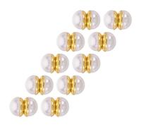 DIKACA 10pares Perla Magnética de Doble Cara para Velo Pesas Magnéticas de Novia para Bodas al Aire Imanes para Asegurar Velos Largos Accesorios de Boda sin Daños