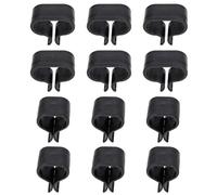 DIKACA 12 Piezas Clips para Muebles de Ratán Resistentes Sujetadores para Sillas de Mimbre y Sofá Modular Clips para Exteriores Fijadores para Muebles de Jardín y Terraza