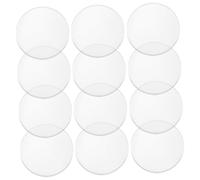 DIKACA 12 Piezas Protectores Parachoques Transparentes de Goma para Muebles Espaciadores de Vidrio para Mesa Amortiguadores Antideslizantes para Encimeras y Muebles
