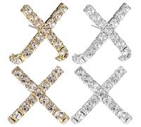 DIKACA 2 Pares de Pendientes Pequeños de Cruz Circonitas Cúbicas Brillantes Plata 925 Aguja Ligeros y Diminutos para Mujer y Niña Joyería Elegante para Fiestas y Ocasiones Obsequios