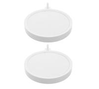 DIKACA 2 Piezas Difusor de Burbujas para Acuario de Piedra de Aire Silenciosa Unidades para Oxigenación Peceras Pequeñas Fácil Instalación Resistente y Duradera